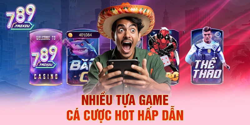 Đa dạng thể loại game cá cược tại five88